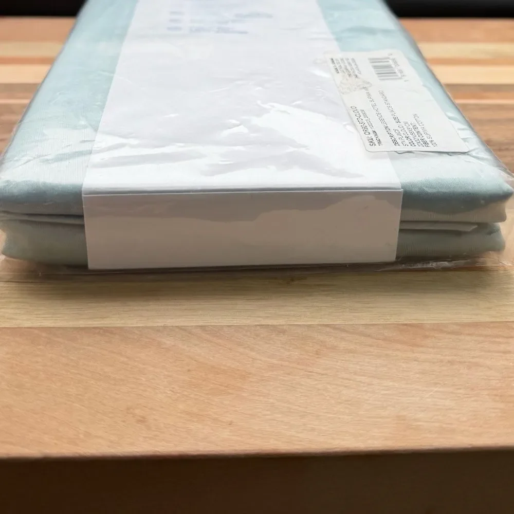 The Company Store Legend Premium Supima Sateen Pillowcase Set Standard-Cloud-NWT